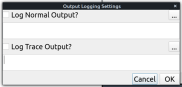 Logging Dialog