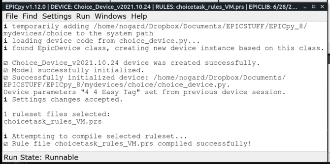 Normal Output Post Load